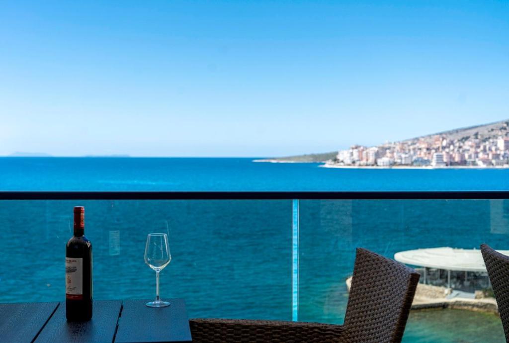 Deluxe Apartment-Swimming Pool Sarande Bagian luar foto