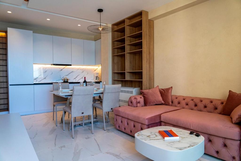 Deluxe Apartment-Swimming Pool Sarande Bagian luar foto