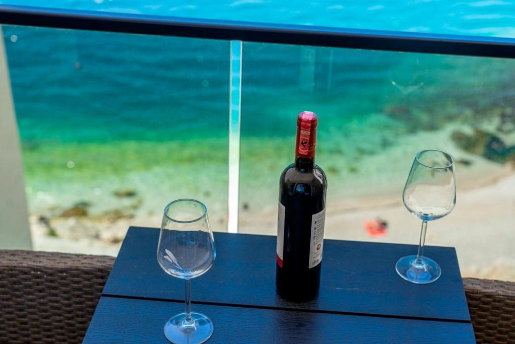 Deluxe Apartment-Swimming Pool Sarande Bagian luar foto
