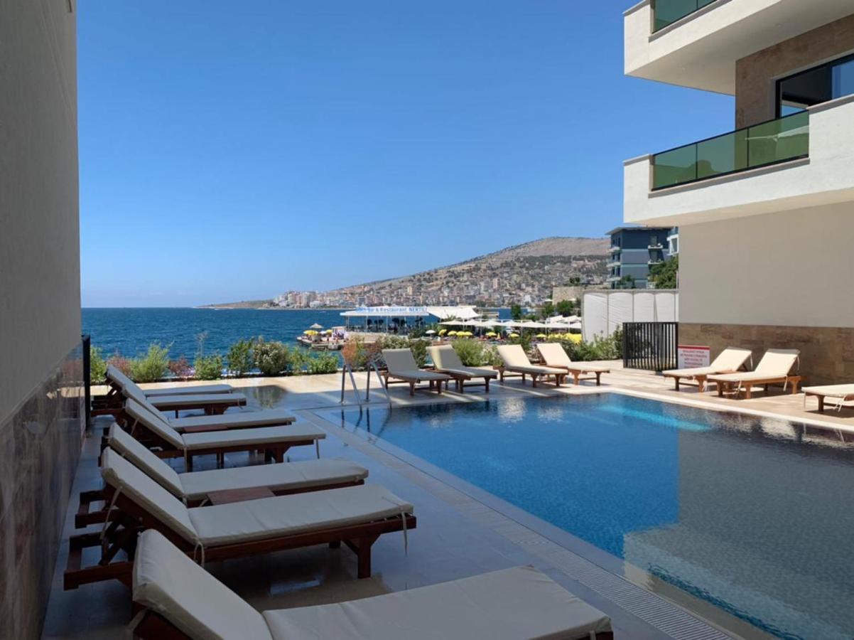 Deluxe Apartment-Swimming Pool Sarande Bagian luar foto
